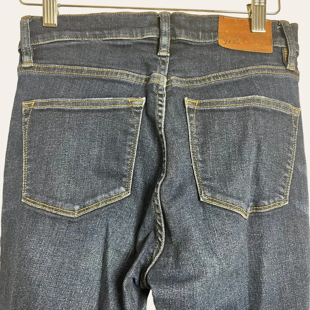 J. Crew Lookout High Rise Skinny Denim Blue Jeans Size 26T